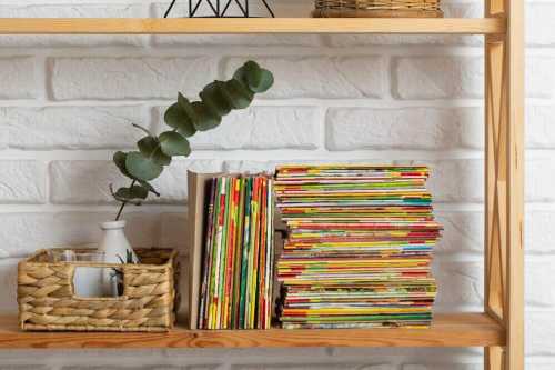 Rattan Bookshelf