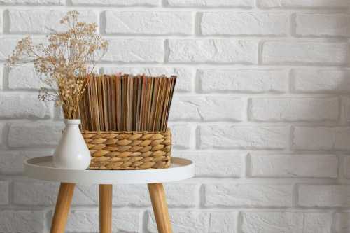 Rattan Side Table